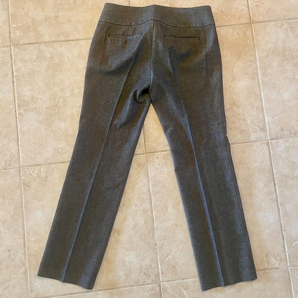 Ann Taylor Loft Marisa Slim Leg Womens Gray Dress Pants Size 6 - Picture 3 of 4